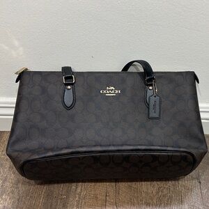 Coach Signature Brown Duffel Bag